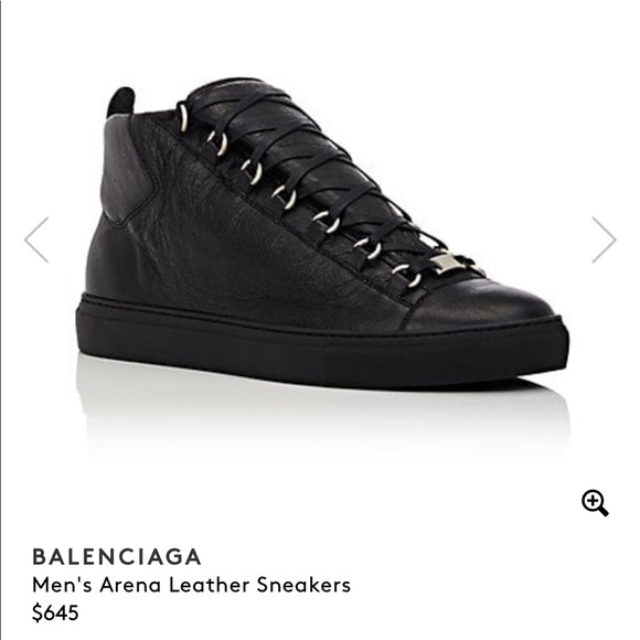 Balenciaga Other - Men Balenciaga Lambskin Hi top Sneakers